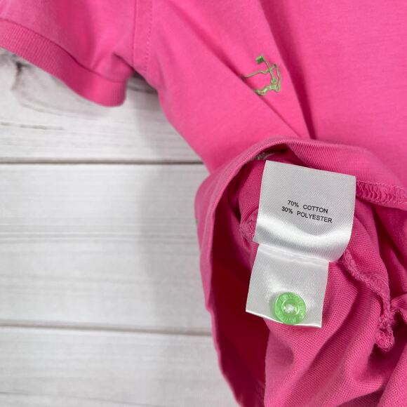 Masters Kids Pink Polo Girls Size Small 7/8 - Picture 5 of 5